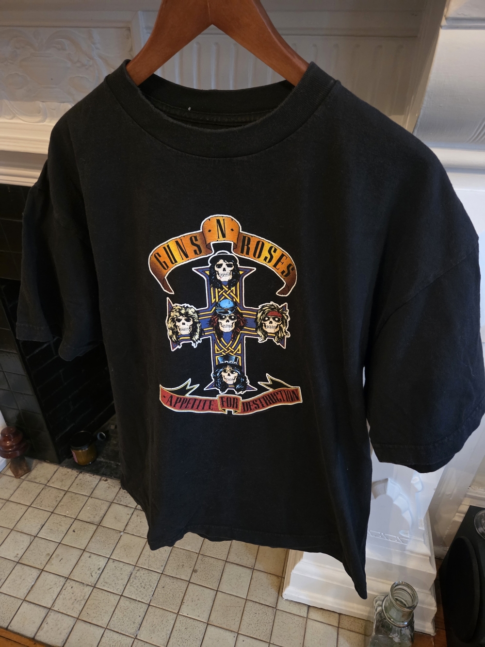 Vtg Guns N' Roses Appetite for Destruction 2005 shirt - XL Black